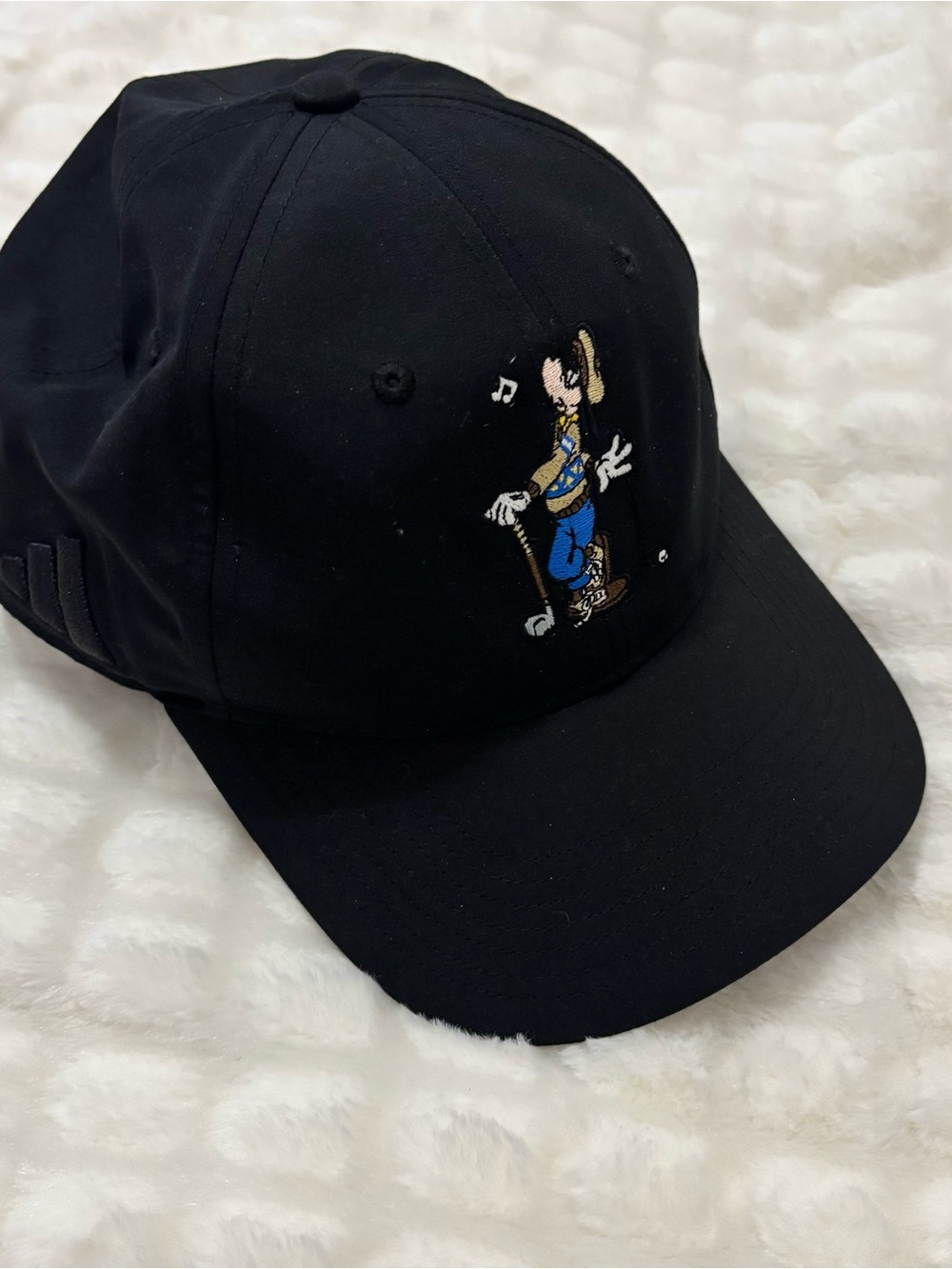 Adidas Golf Black Goofy Hat Snapback One Size
